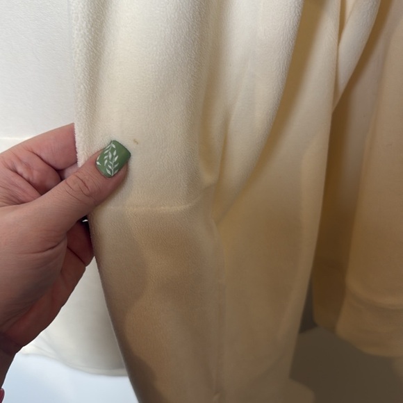 J.Jill Fit Womens Microfleece Turtleneck Tunic Sweatshirt in Cream size L - Picture 5 of 10